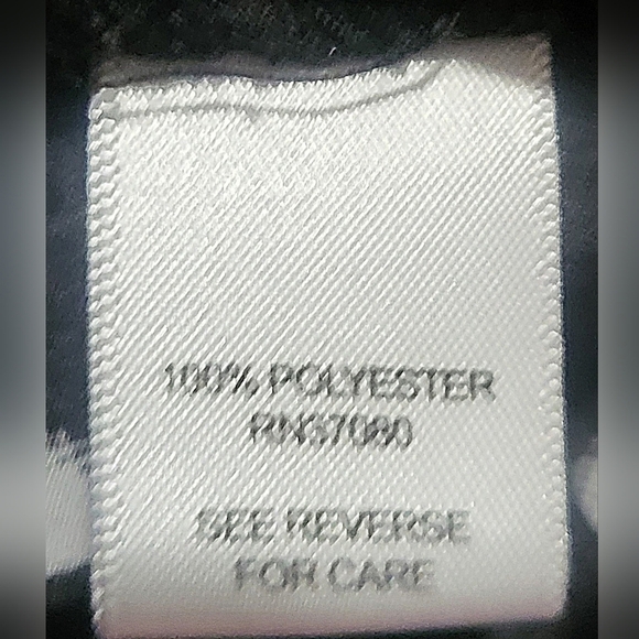 Cato - Womens Black and White Polka Dot Ruffle Neck Blouse - Size L - Picture 5 of 5